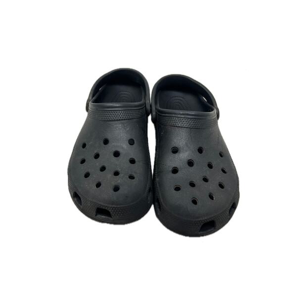 Crocs Charcoal Gray Clogs Mens 10 Womans 12 - Picture 1 of 4
